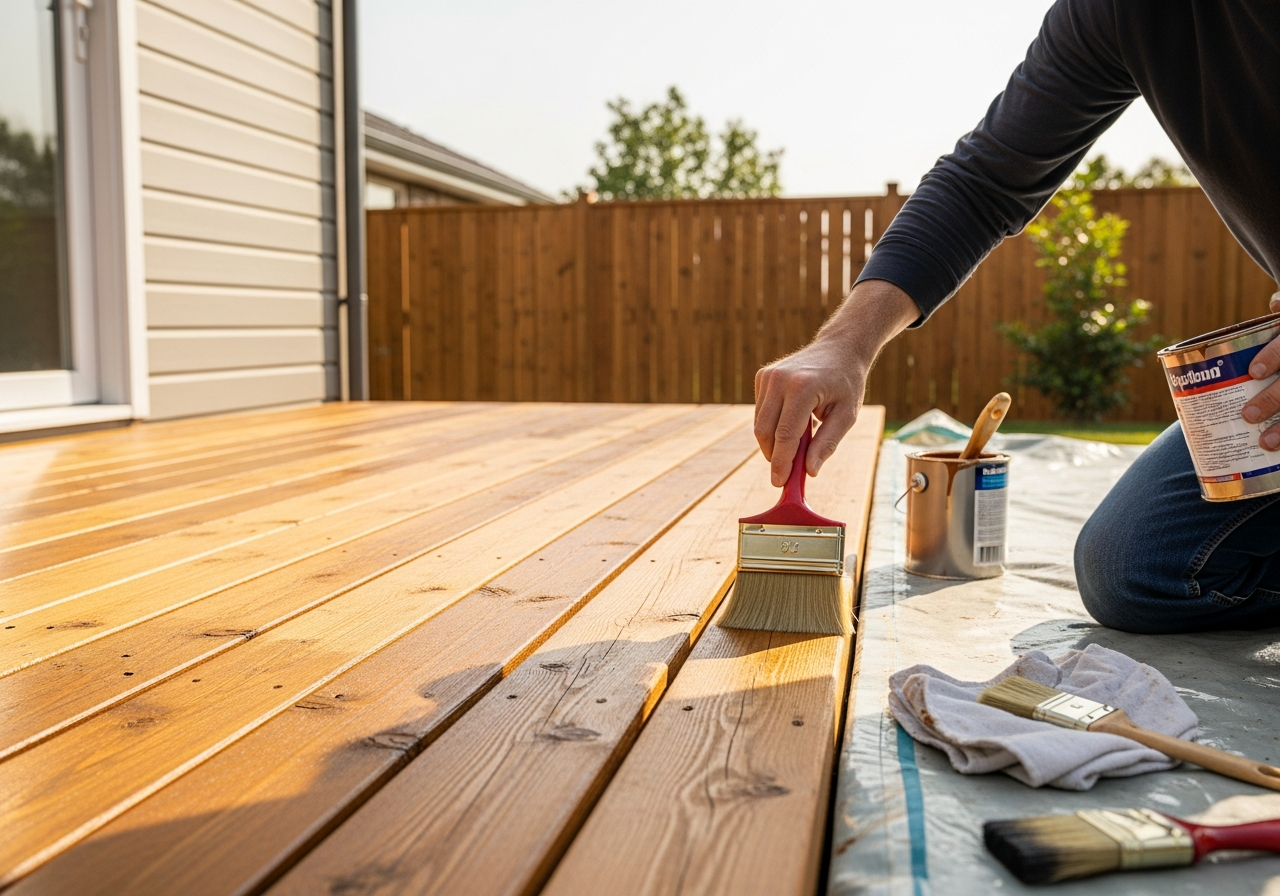 Deck Staining & Restoration