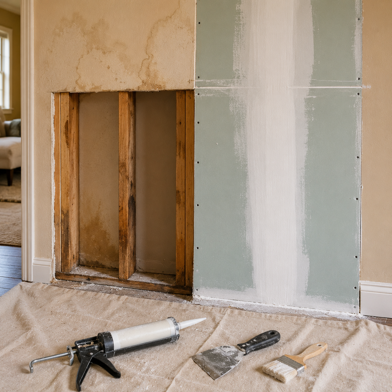 Water Damage Drywall Repair — Act Fast, Protect Your Home